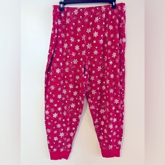 FAMILY PAJAMAS Women's Merry Snowflake Mix It Family Pajama pants 3X, 1pc - Picture 6 of 8